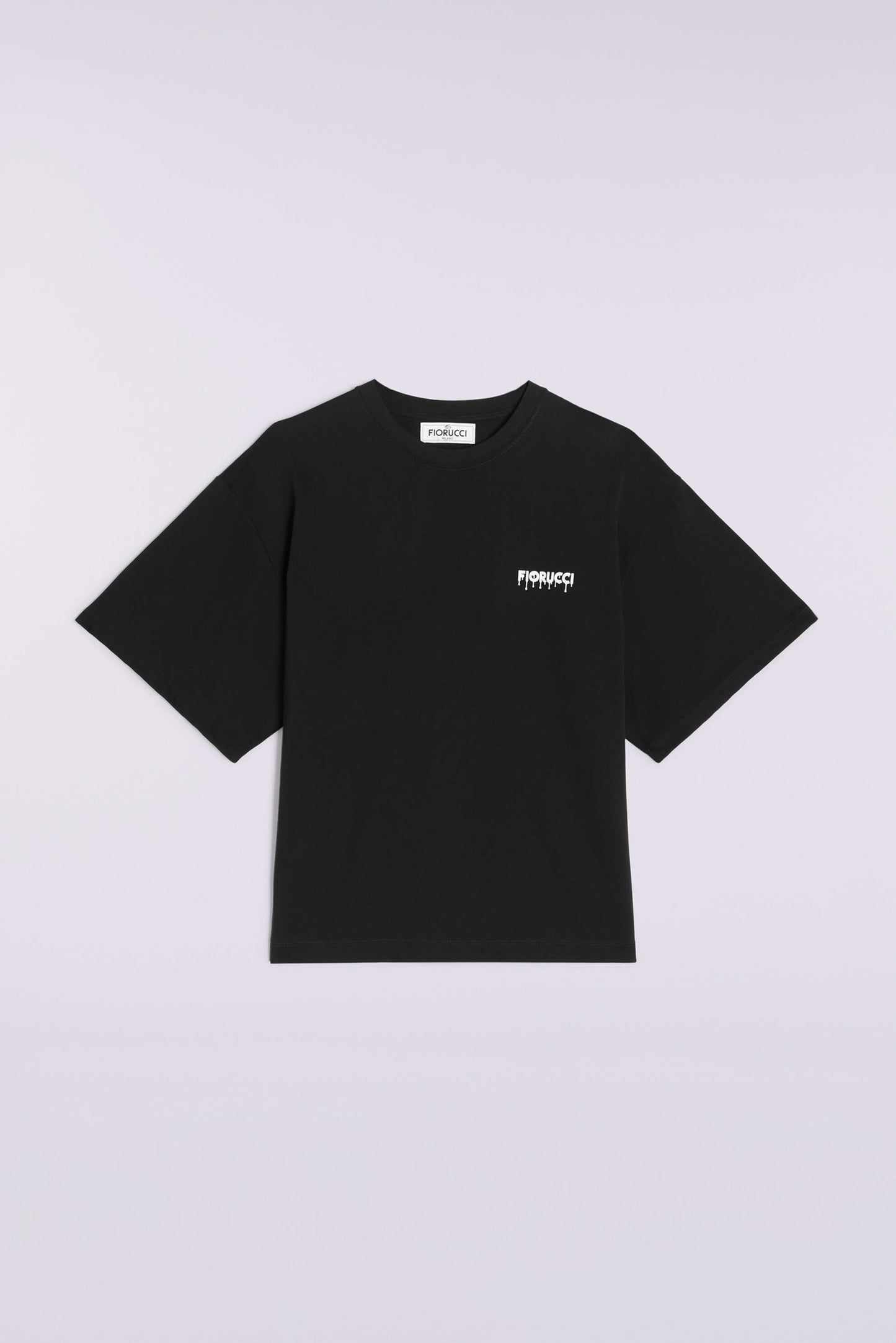Melted Logo Print Boxy T-Shirt