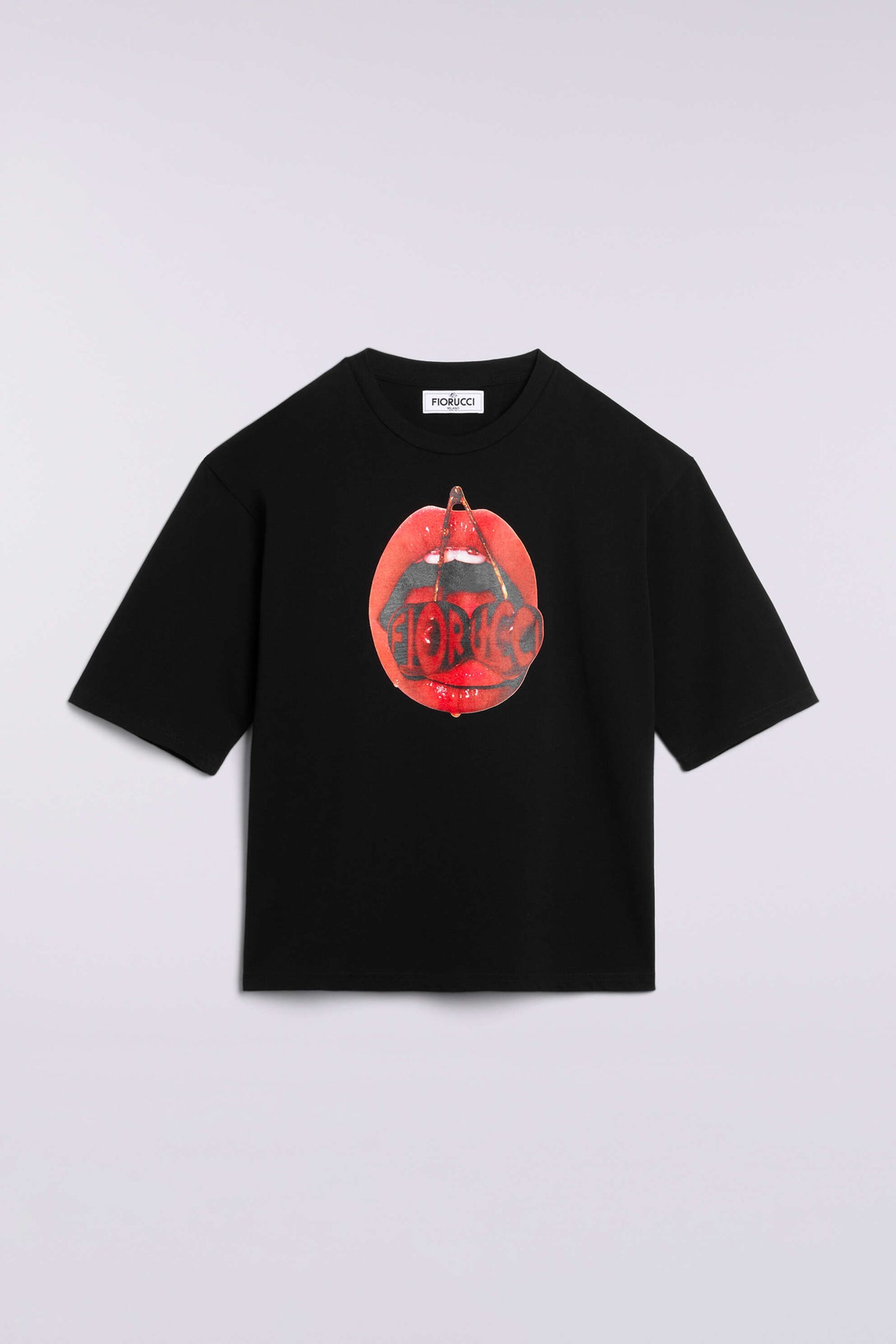 Mouth Print Regular Fit T-Shirt
