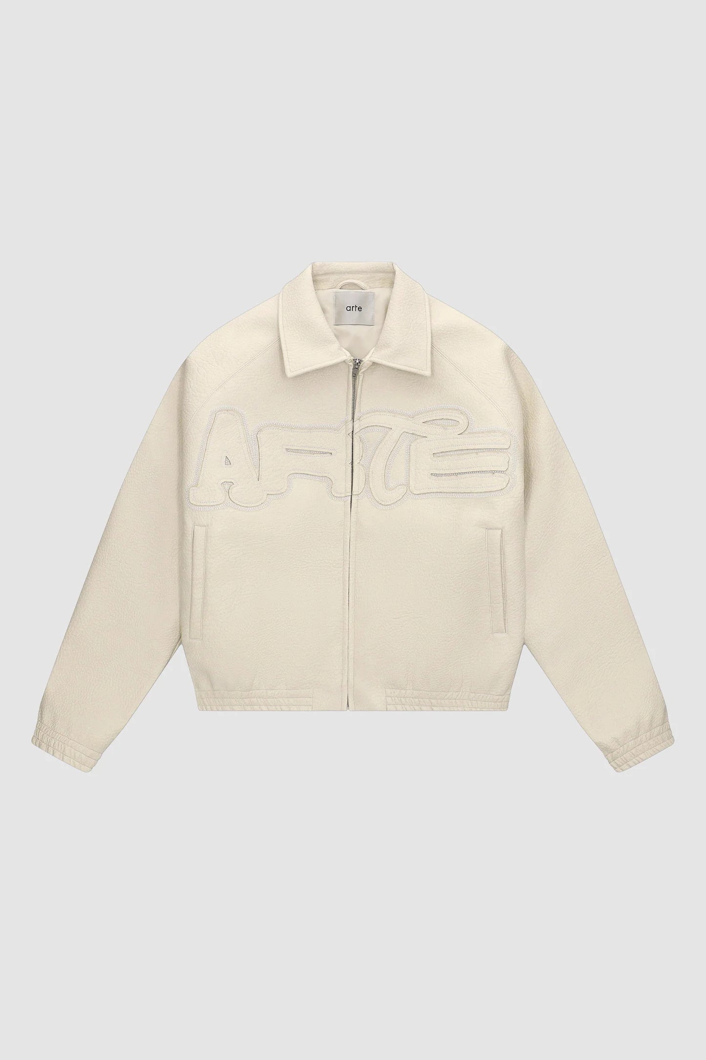 Big Logo Leather Jacket