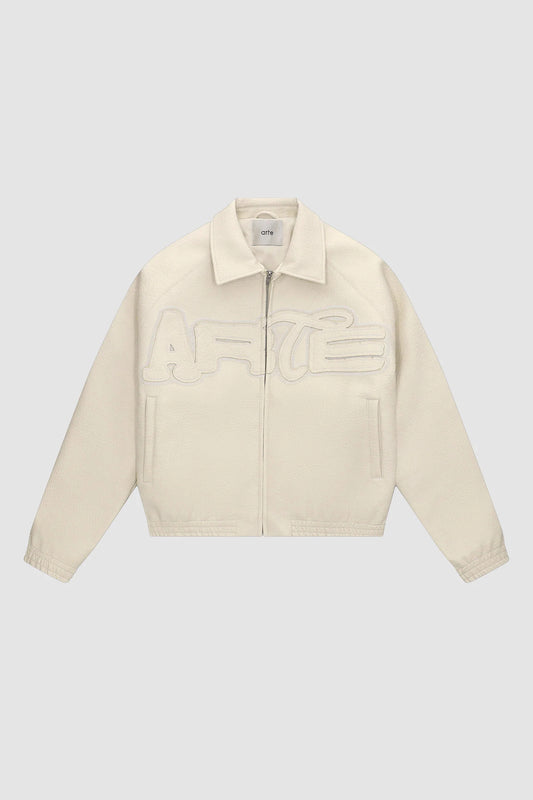 Big Logo Leather Jacket