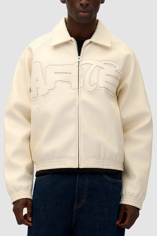 Big Logo Leather Jacket