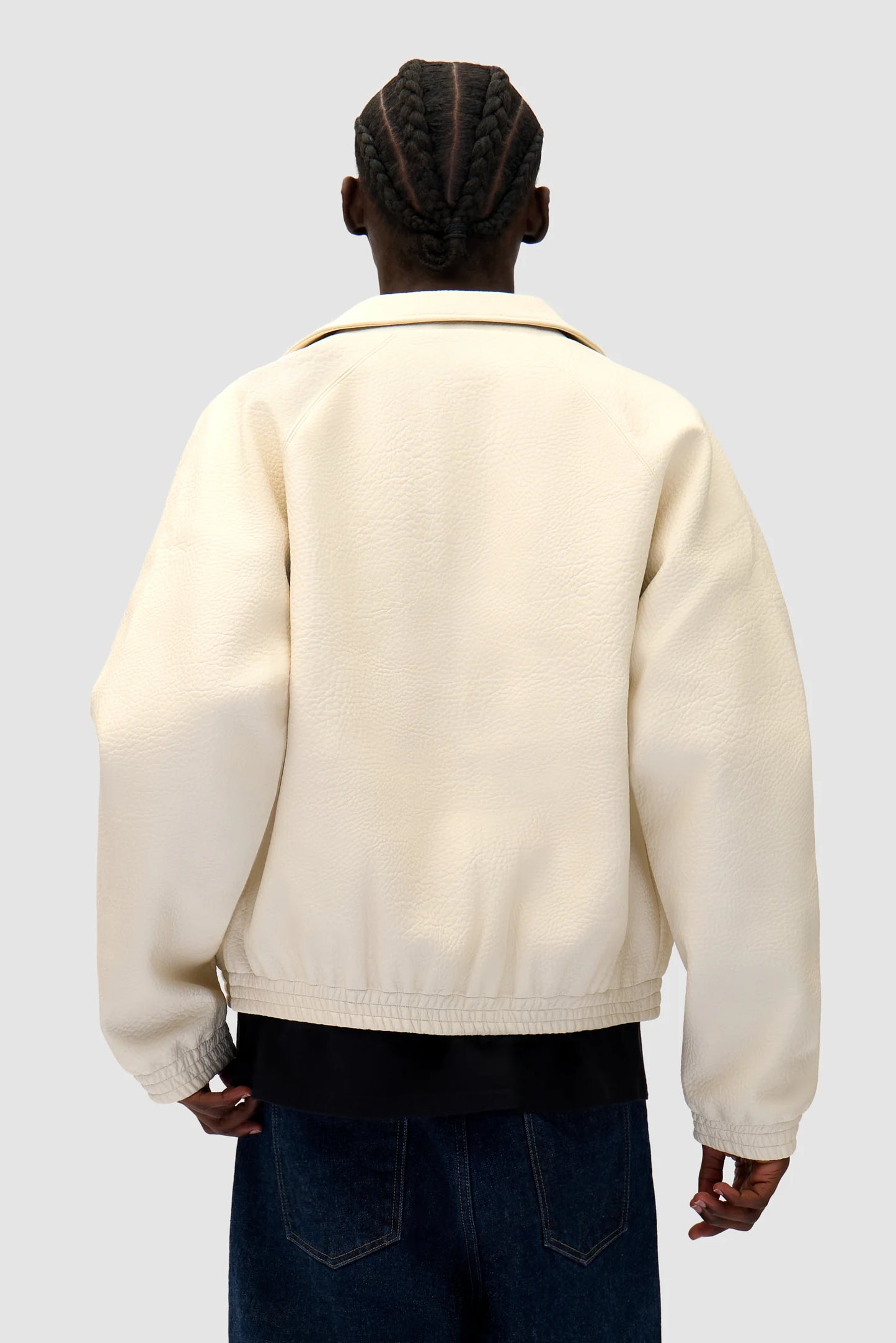 Big Logo Leather Jacket