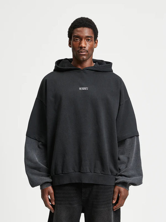 DOUBLE SLEEVE HOODIE