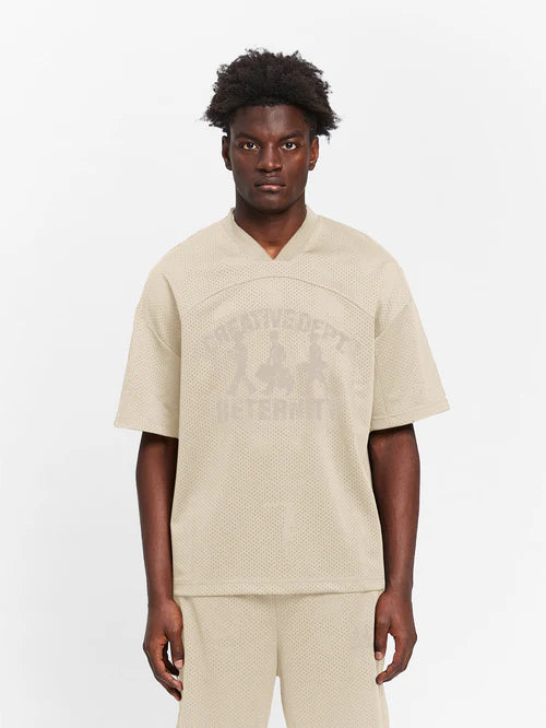 Reternity CREATIVE DEPT LOGO MESH T-SHIRT – Frontansicht