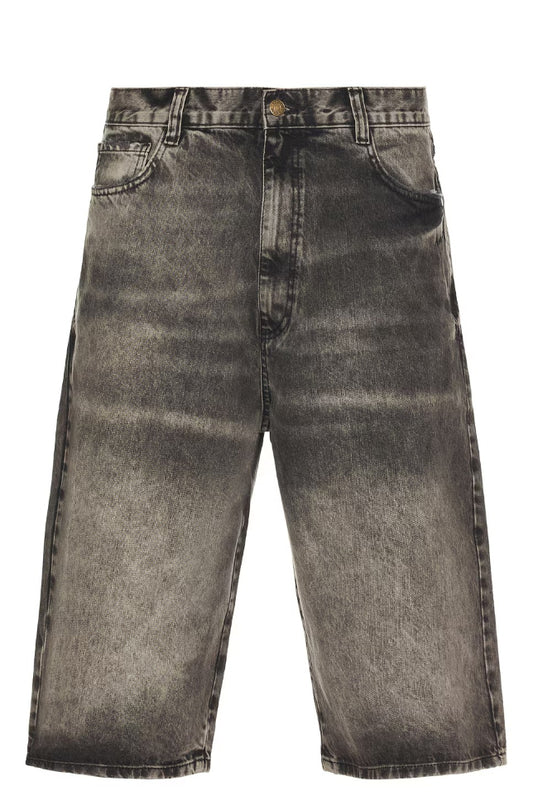CUT OFF DENIM SHORT