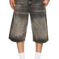 Boiler Room CUT OFF DENIM SHORT – Rückansicht