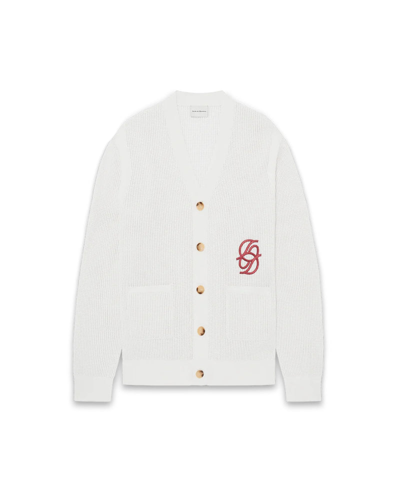 Drôle de Monsieur Le Cardigan Monogramme – Frontansicht
