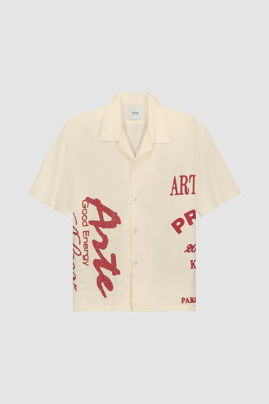 Red Print Shirt