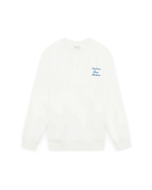 Le Sweatshirt Slogan Cursive
