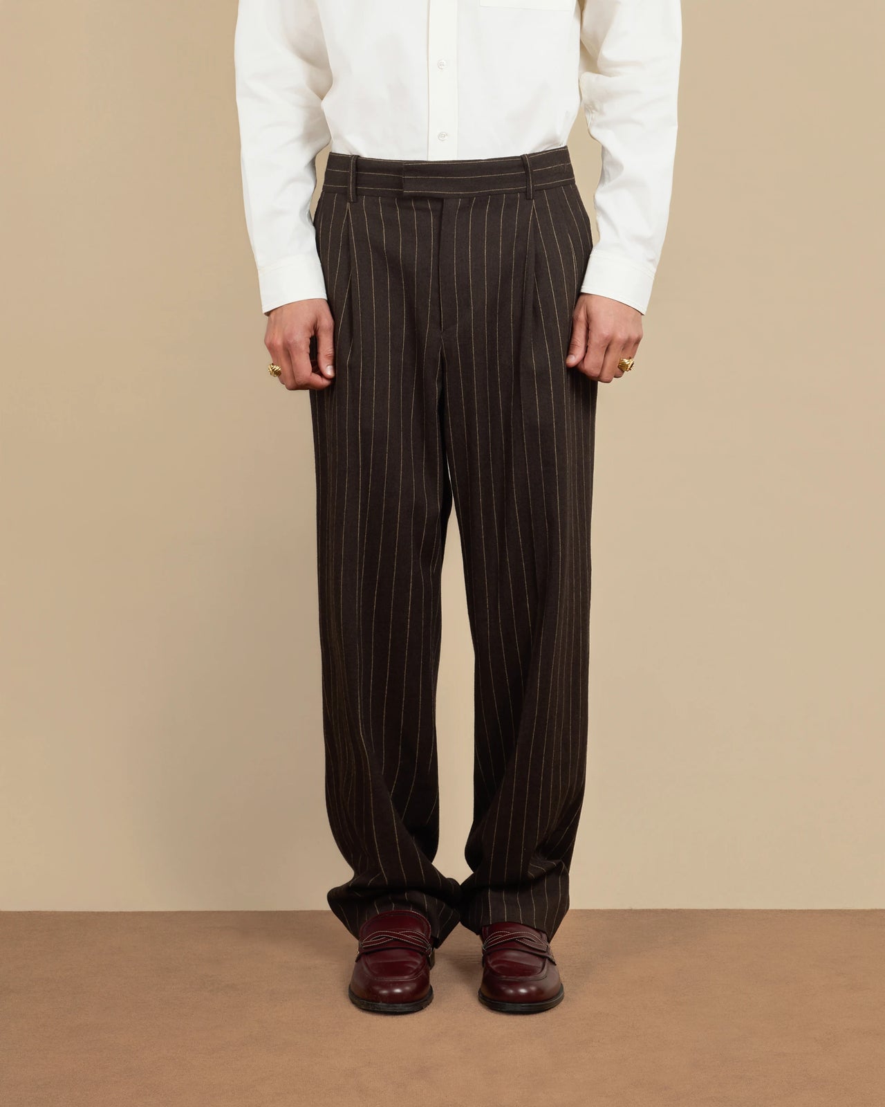 Le Pantalon Pinstripes