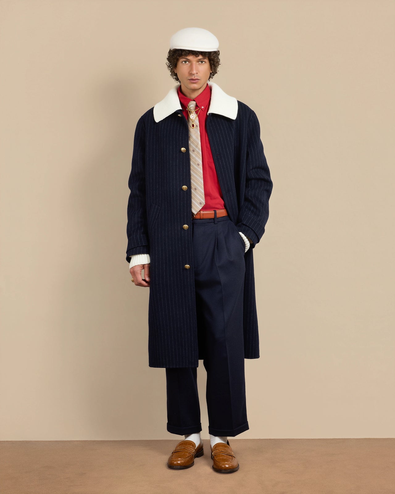 Le Manteau Pinstripes