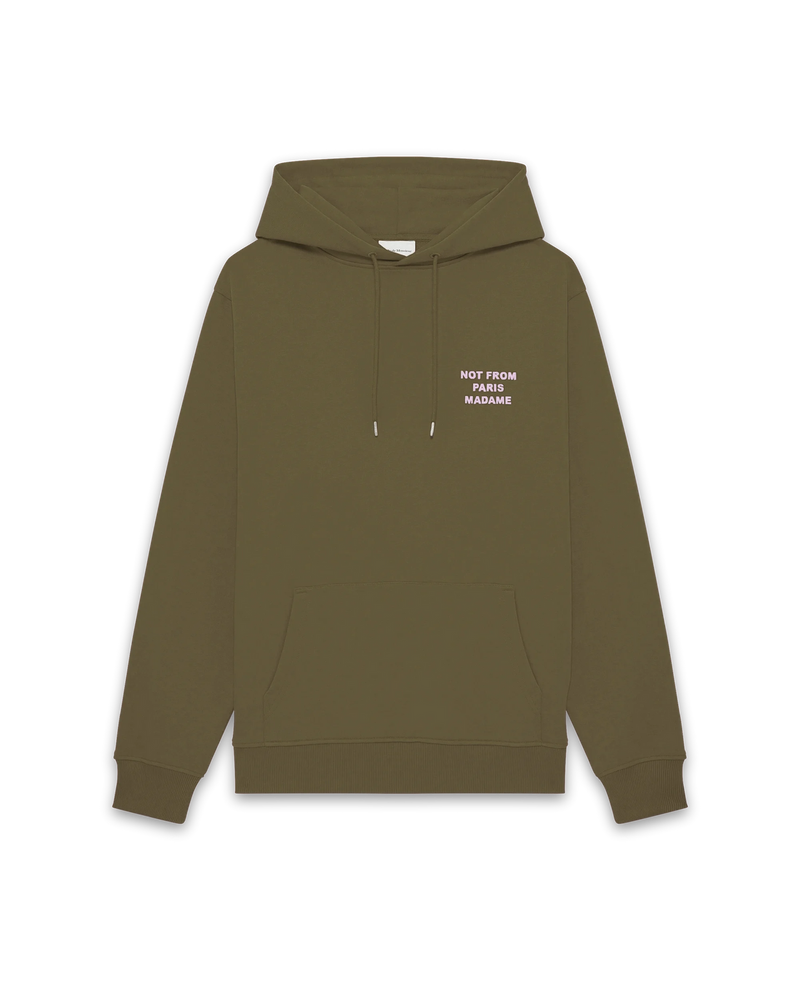 Drôle de Monsieur Le Hoodie Slogan – Frontansicht