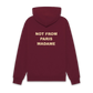 Drôle de Monsieur Le Hoodie Slogan – Rückansicht