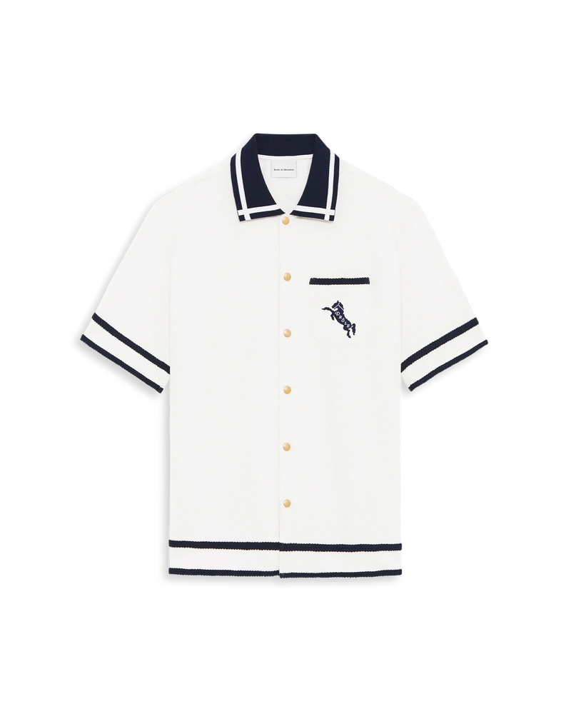 Drôle de Monsieur La Chemise Piquée Cheval – Seitenansicht
