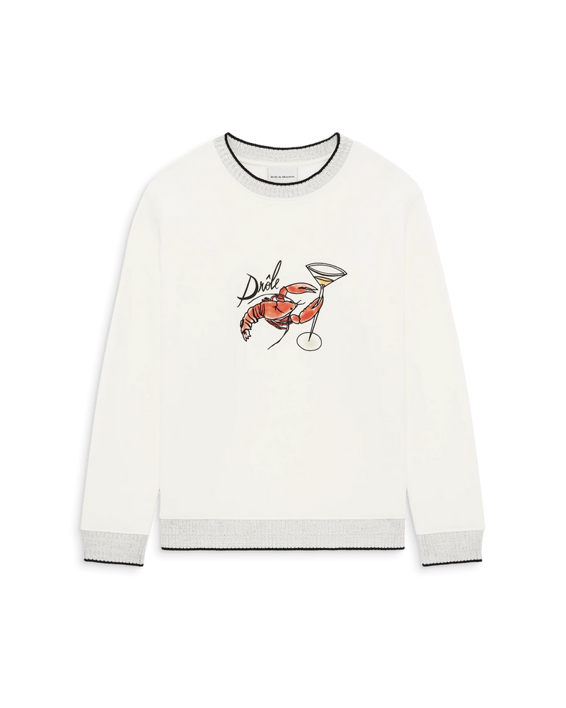 Drôle de Monsieur Le Sweatshirt Homard – Frontansicht
