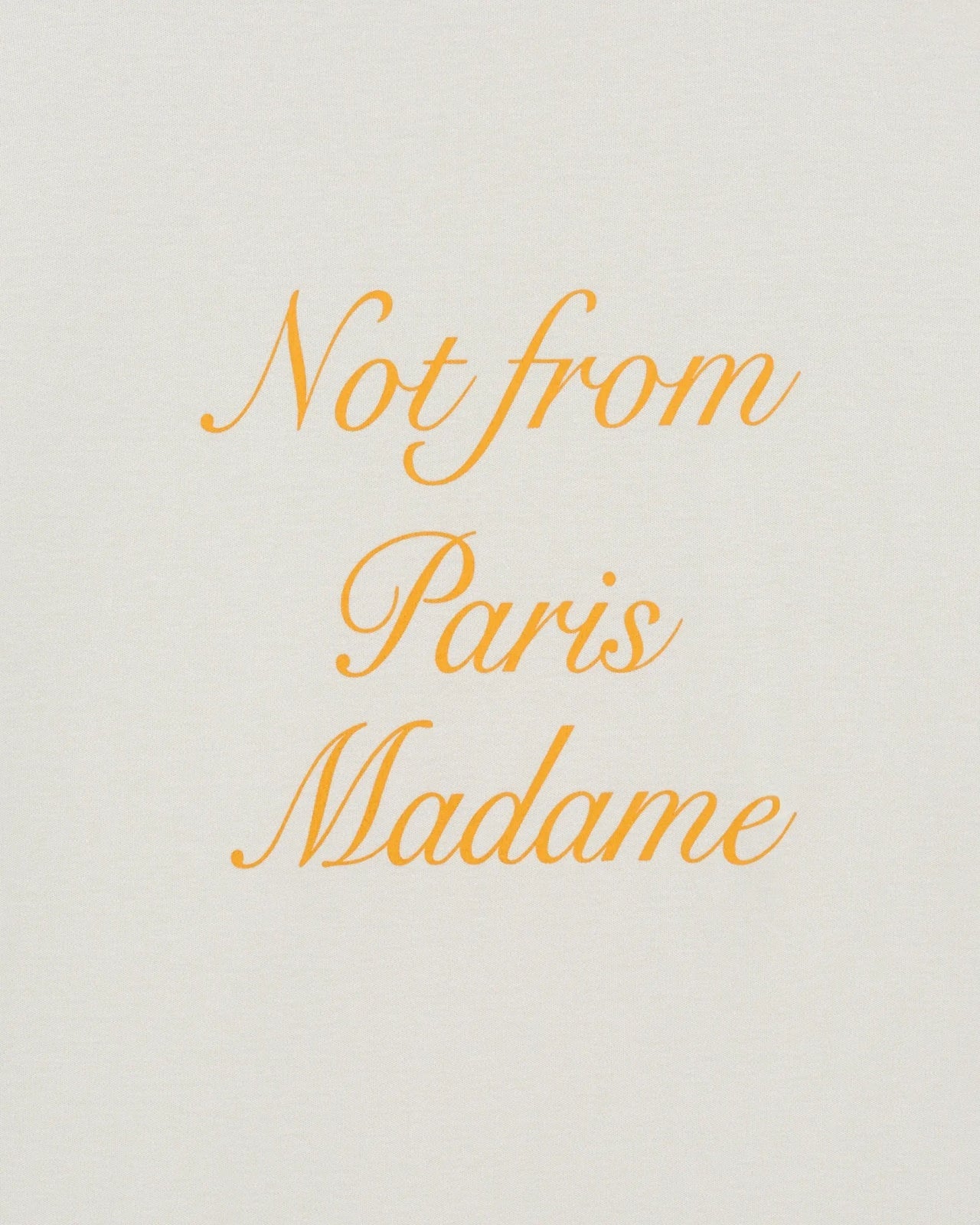 Le T-Shirt Slogan Calligraphy