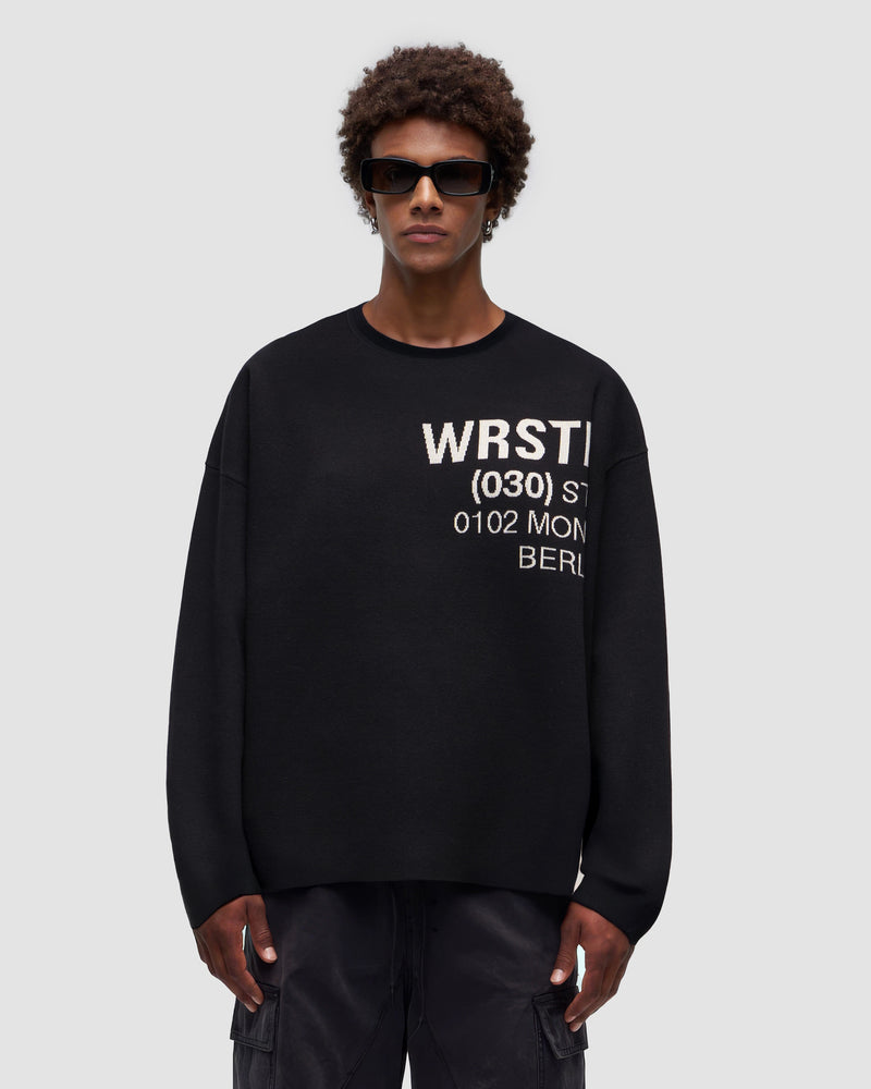 WRSTBHVR NIEO KNIT LONGSLEEVE – Frontansicht
