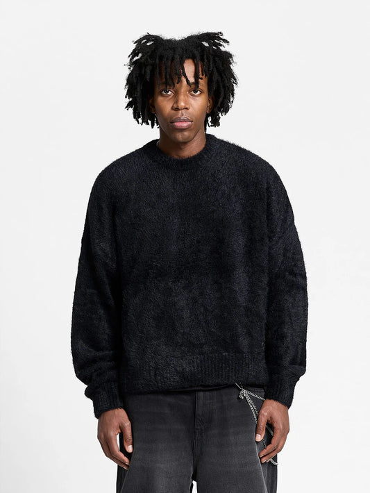 ESSENTIAL FURRY KNIT SWEATER