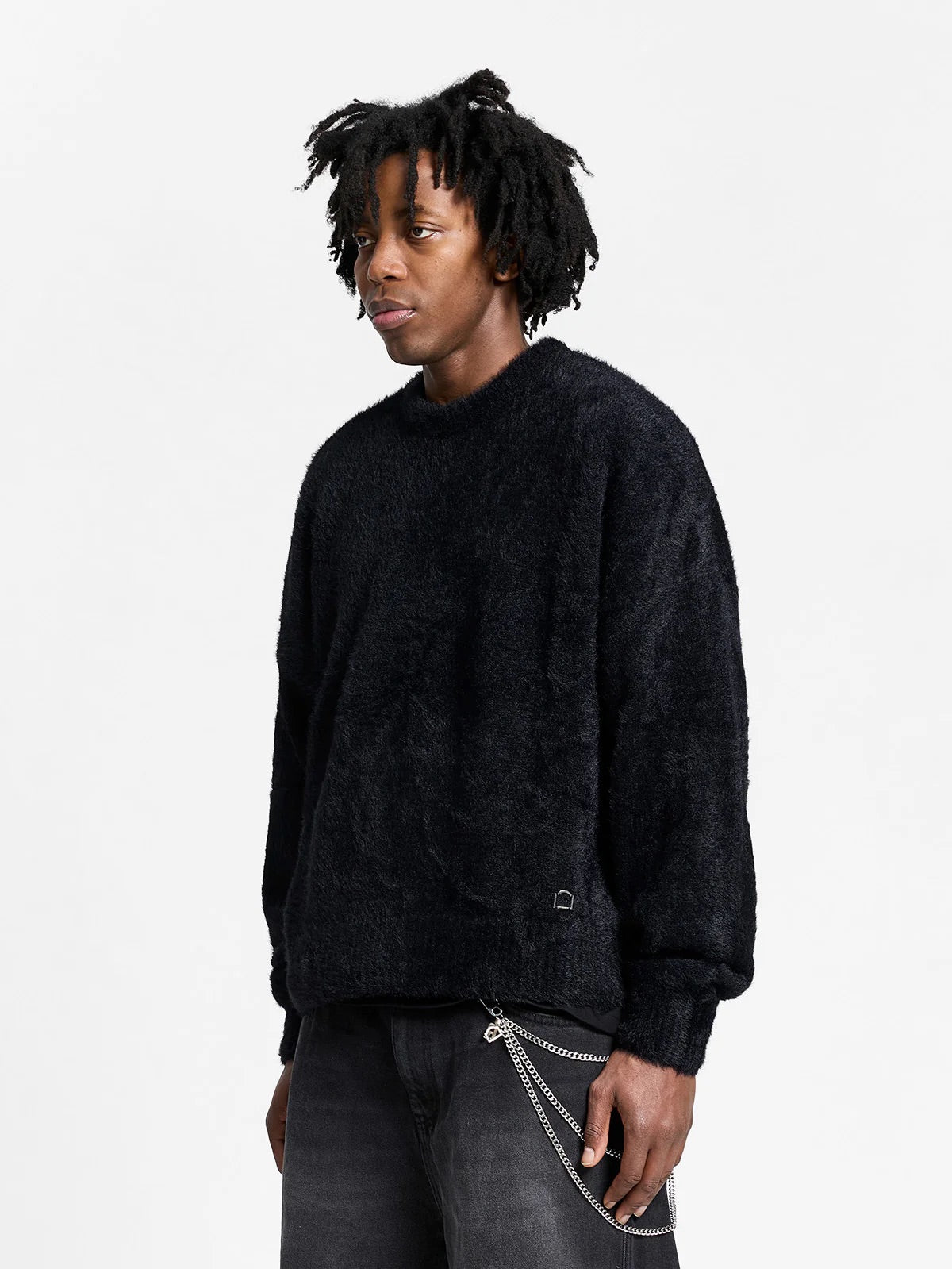 ESSENTIAL FURRY KNIT SWEATER