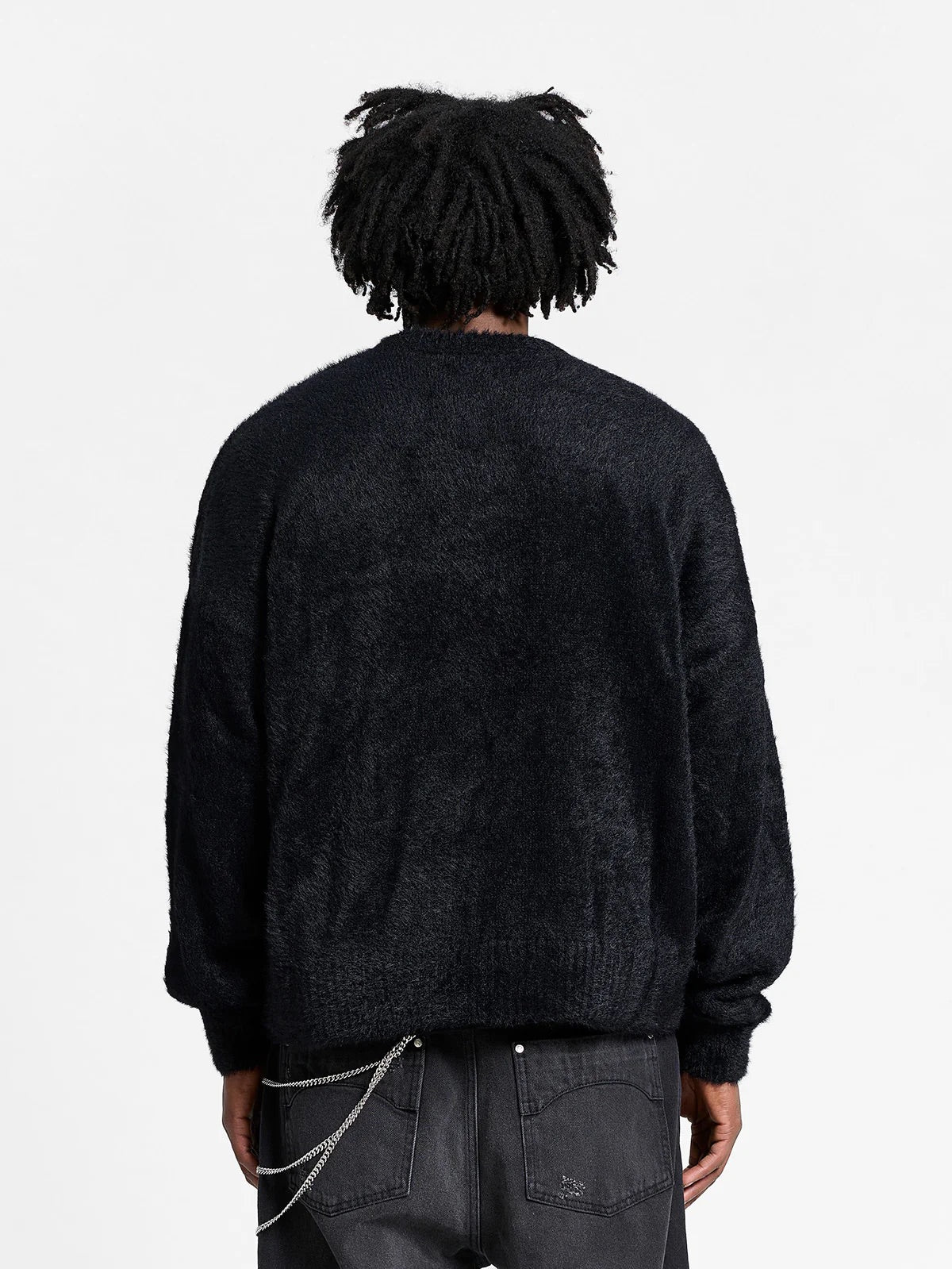 ESSENTIAL FURRY KNIT SWEATER
