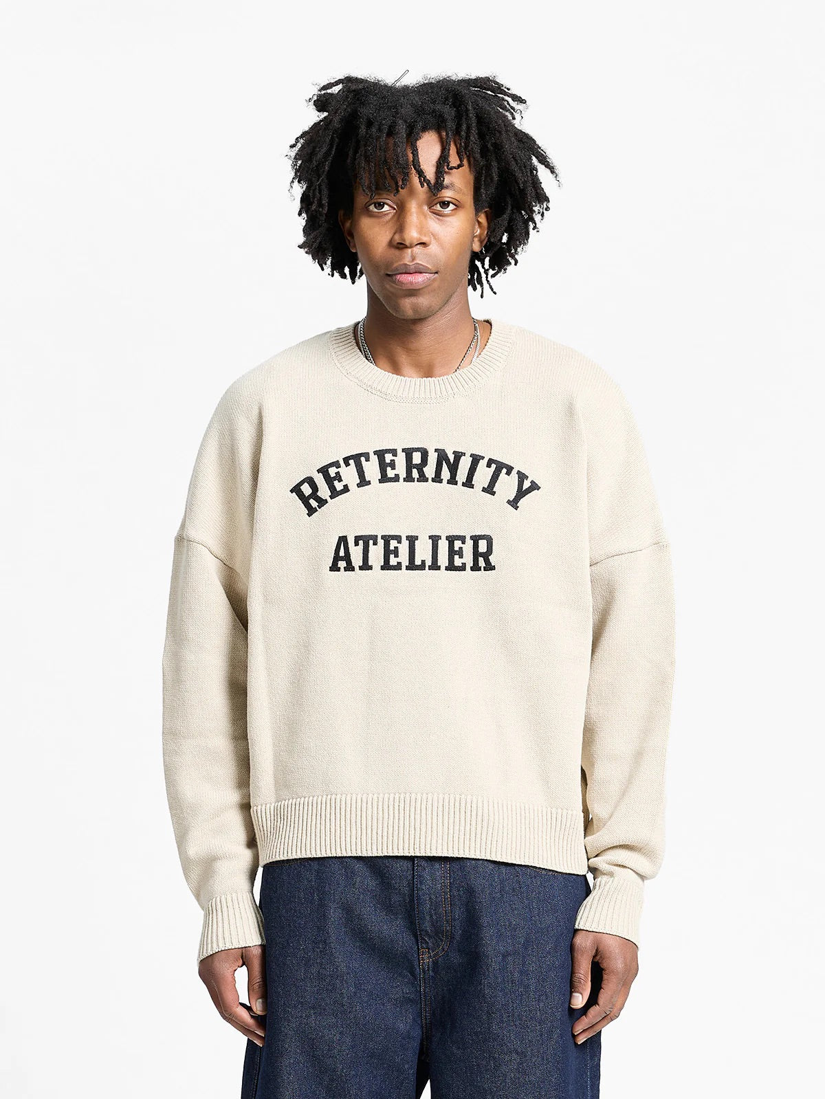ÉVÉNIE LOGO KNIT SWEATER