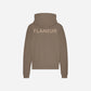 Flaneur Double Logo Washed Hoodie – Seitenansicht