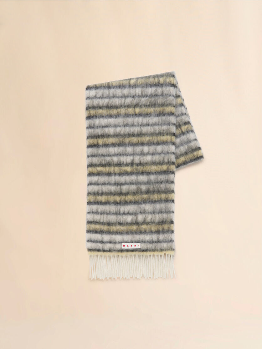 Striped Wool Scarf
