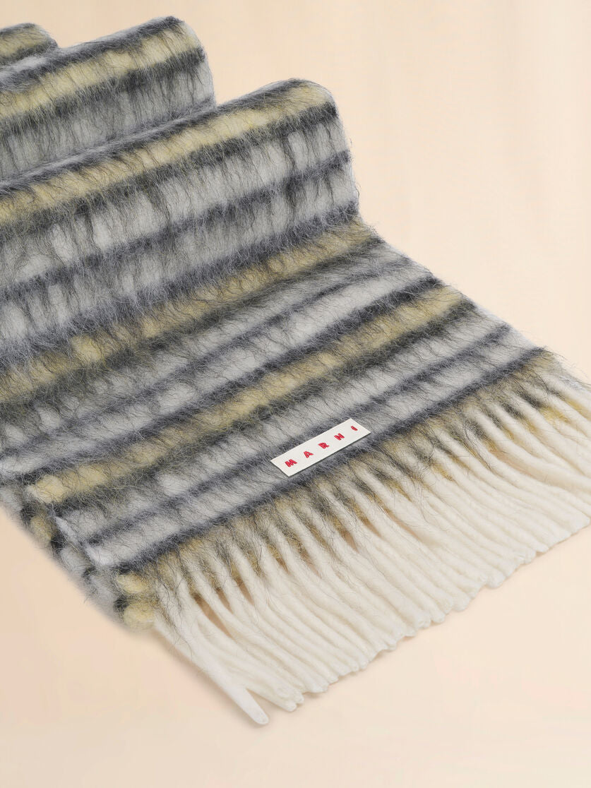 Striped Wool Scarf
