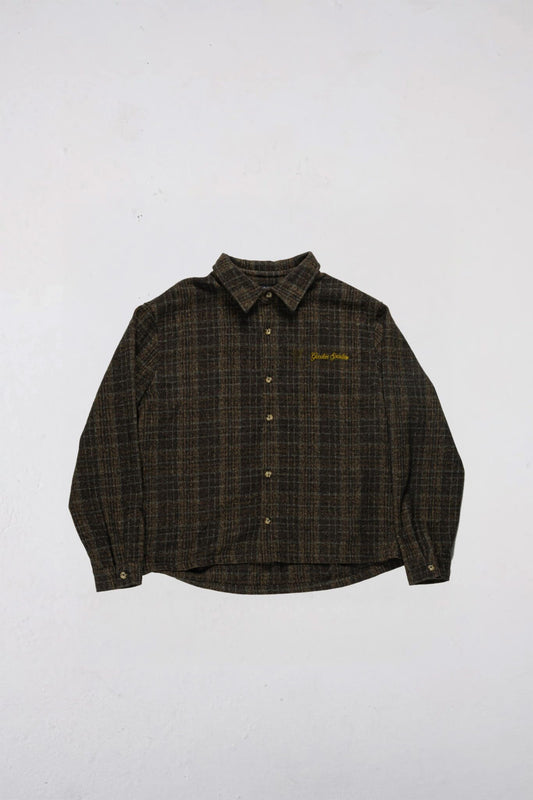 TOFFEE WASHED SHIRT