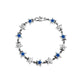 Blue Enameled Stars Bracelet