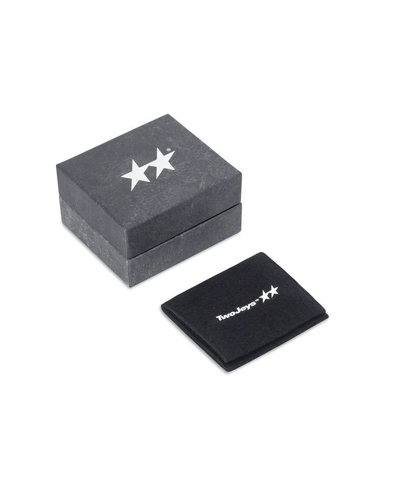 Icon Black Enameled Single Ring