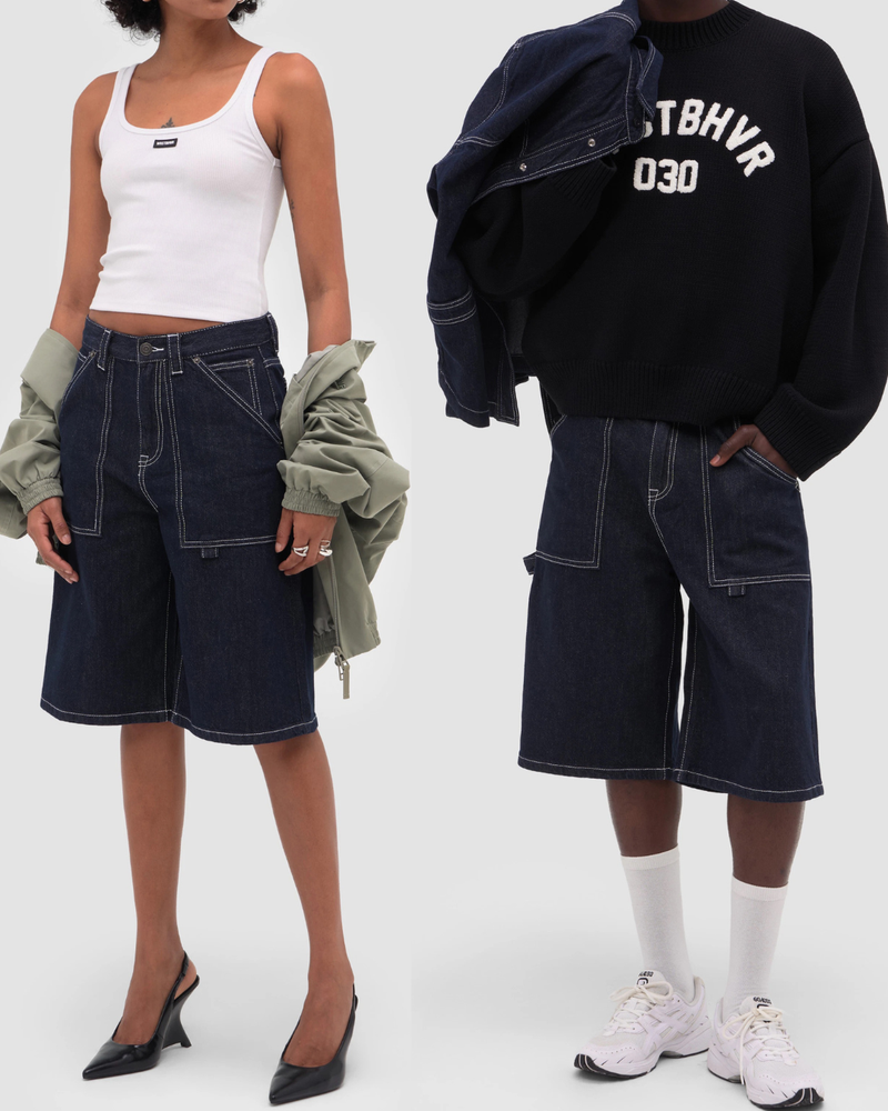 WRSTBHVR Kimi Bermuda Shorts – Frontansicht