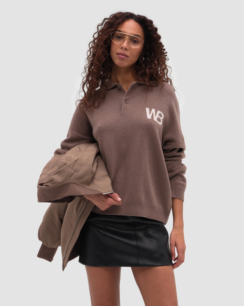 WRSTBHVR Marley V2 Polo Sweater – Frontansicht