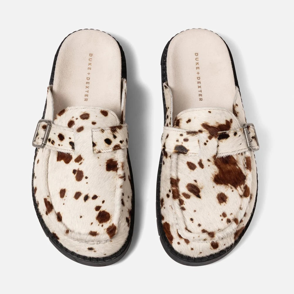 Winston Brown Cow Mule