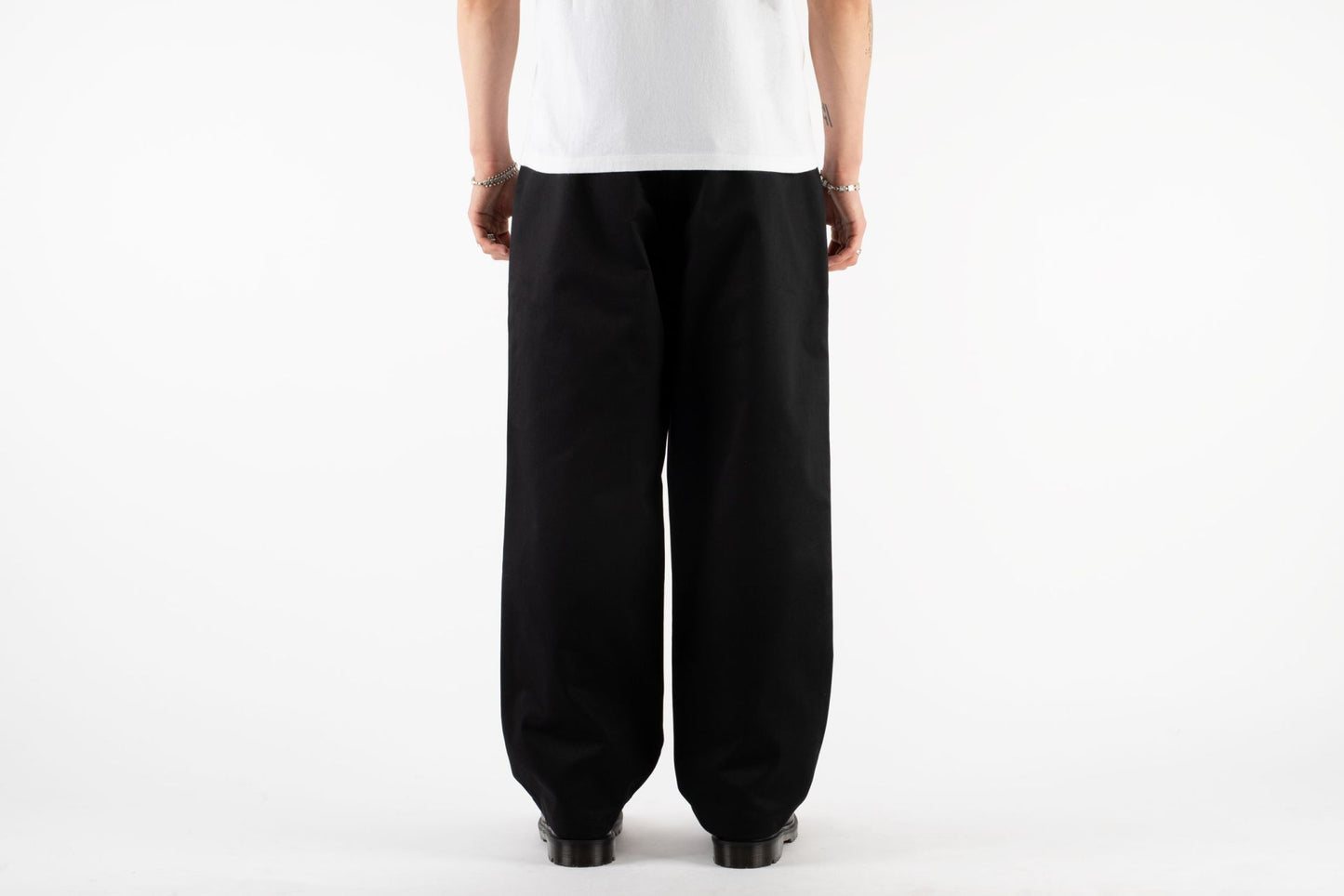 Reworked Trousers Black