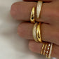 Muli Collection Stacker Ring Gold – Rückansicht