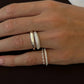 Muli Collection Thin Dome Ring Silber – Detailansicht