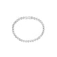 Muli Collection Lotus Tennis Bracelet Silber – Frontansicht