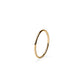 Muli Collection Stacker Ring Gold – Frontansicht