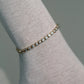 Muli Collection Lotus Tennis Bracelet Gold – Rückansicht
