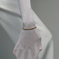 Muli Collection Lotus Tennis Bracelet Gold – Detailansicht