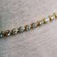 Muli Collection Lotus Tennis Bracelet Gold – Produktfoto