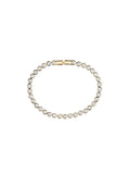 Lotus Tennis Bracelet Gold
