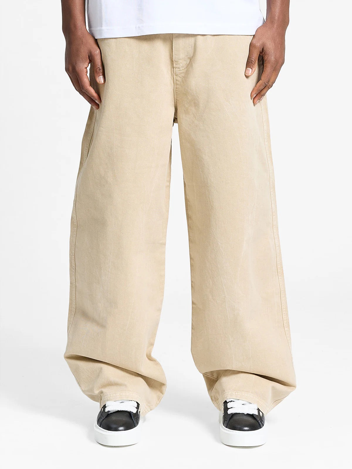Reternity Wrinkled Canvas Pants – Frontansicht
