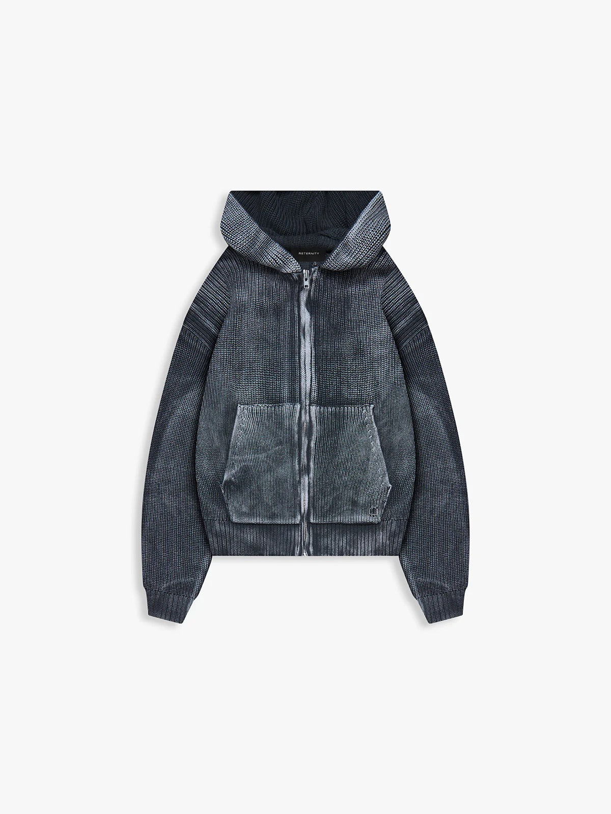 ESSENTIAL KNIT ZIP-HOODIE