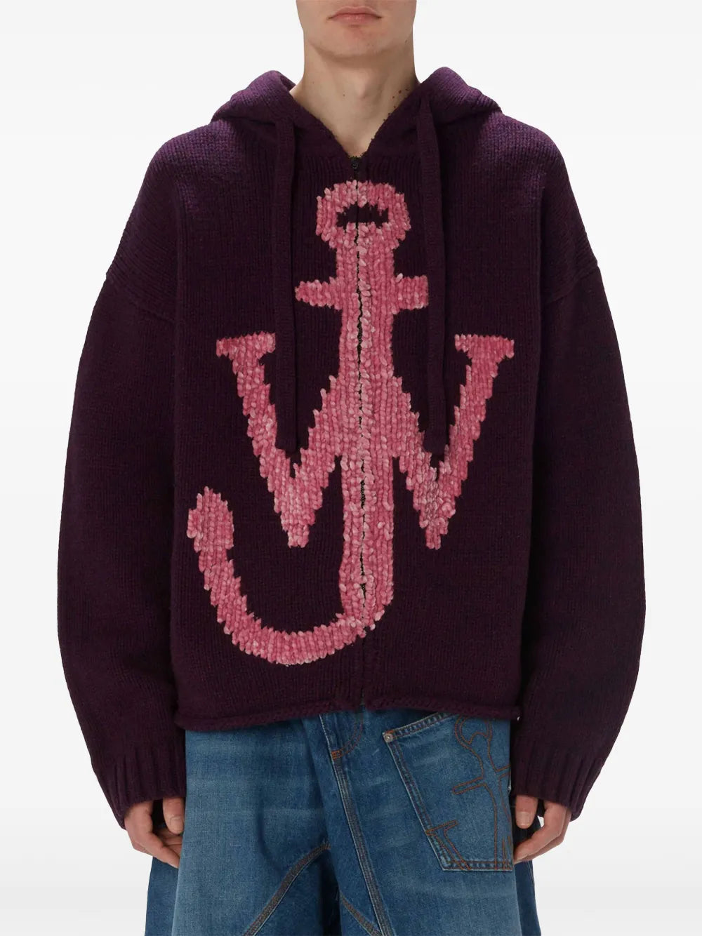 ZIP THROUGH ANCHOR HOODIE