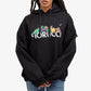 Fiorucci Black Fruit Print Hoodie – Frontansicht