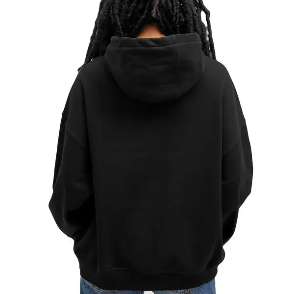 Black Fruit Print Hoodie