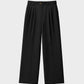 Heritage Pleated Pants Black