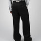 Heritage Pleated Pants Black